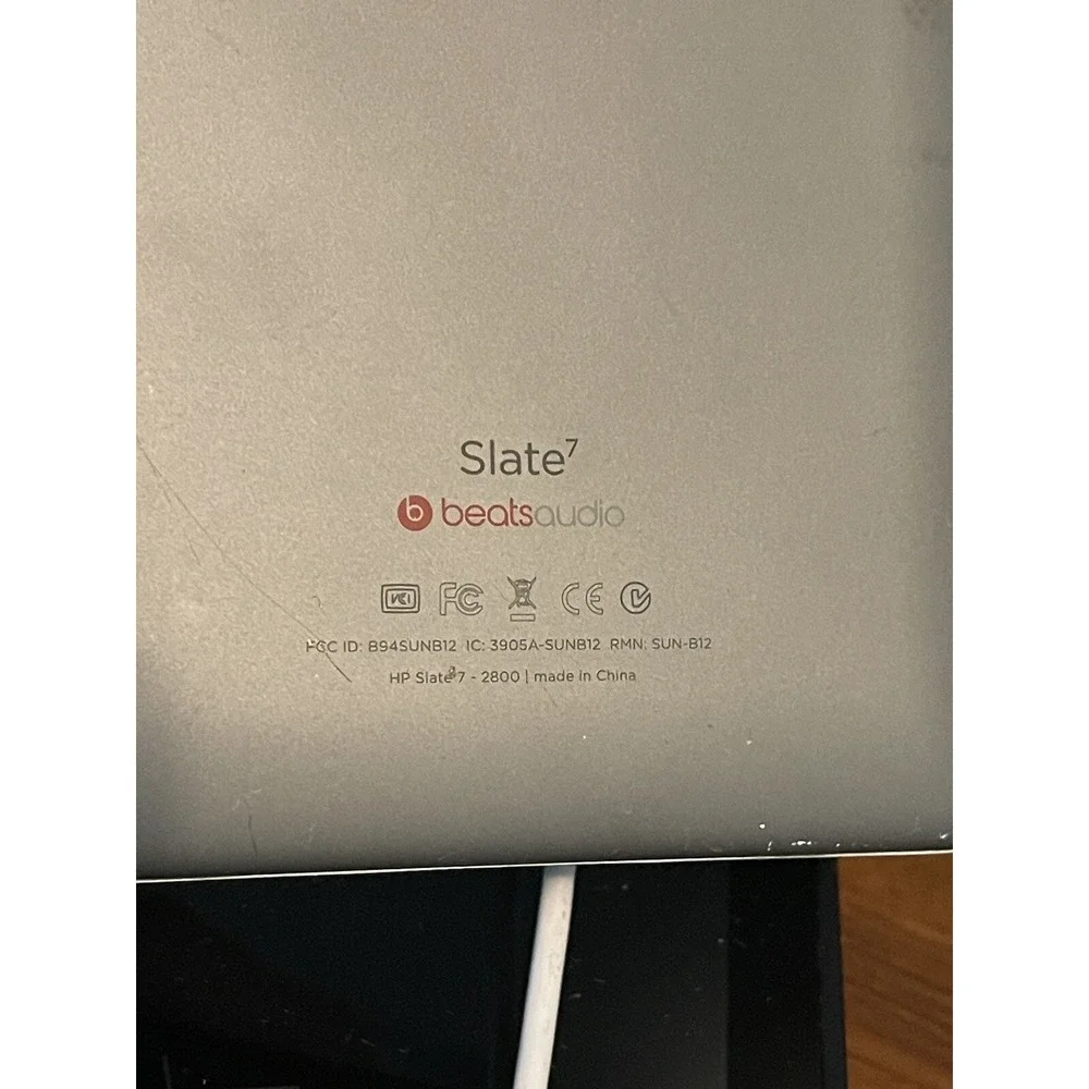 HP Slate 7 Android Tablet - Silver (no Power)